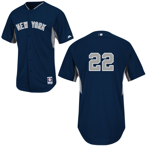 Jacoby Ellsbury #22 Youth Baseball Jersey-New York Yankees Authentic 2014 Navy Cool Base BP MLB Jersey - Click Image to Close